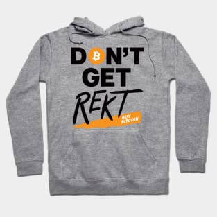 Bitcoin Don't Get Rekt (light colors) Hoodie